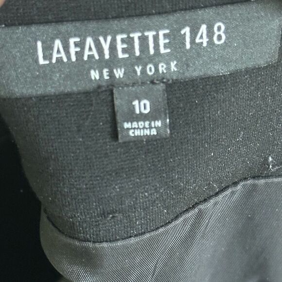 Lafayette 148 New York Houndstooth Mini Skirt 10 - Picture 5 of 6